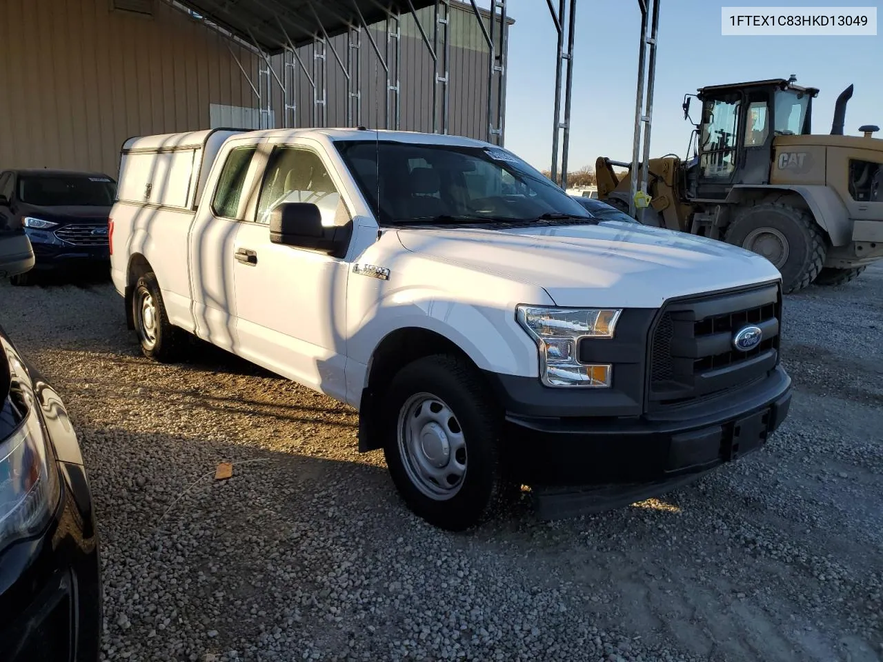 2017 Ford F150 Super Cab VIN: 1FTEX1C83HKD13049 Lot: 79403434