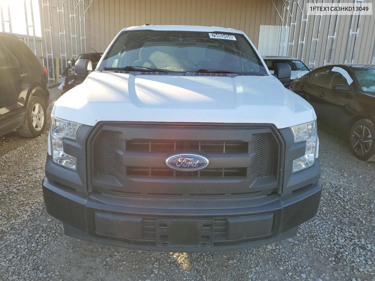 2017 Ford F150 Super Cab VIN: 1FTEX1C83HKD13049 Lot: 79403434