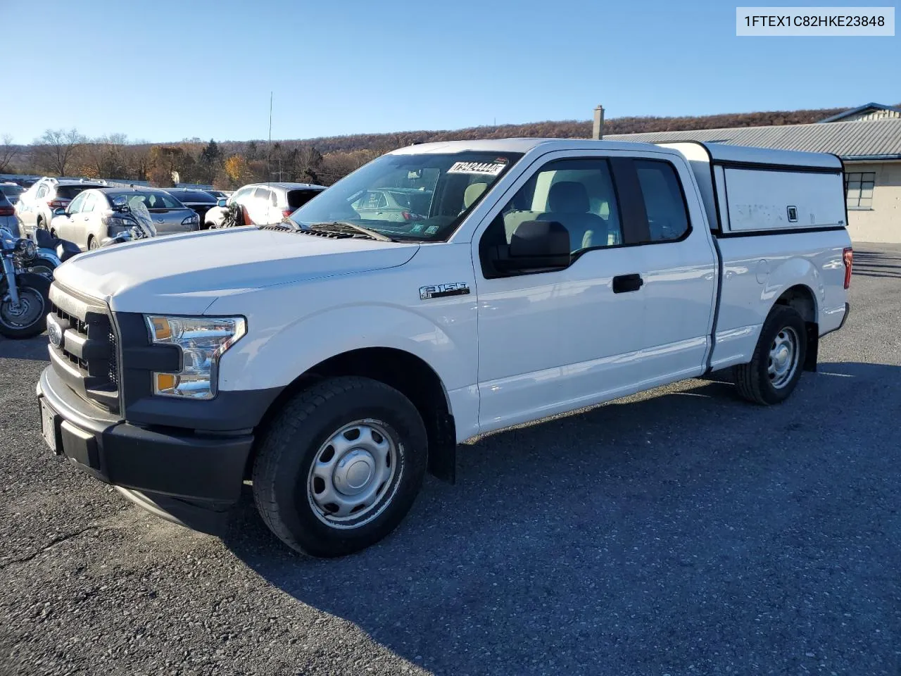 2017 Ford F150 Super Cab VIN: 1FTEX1C82HKE23848 Lot: 79424444