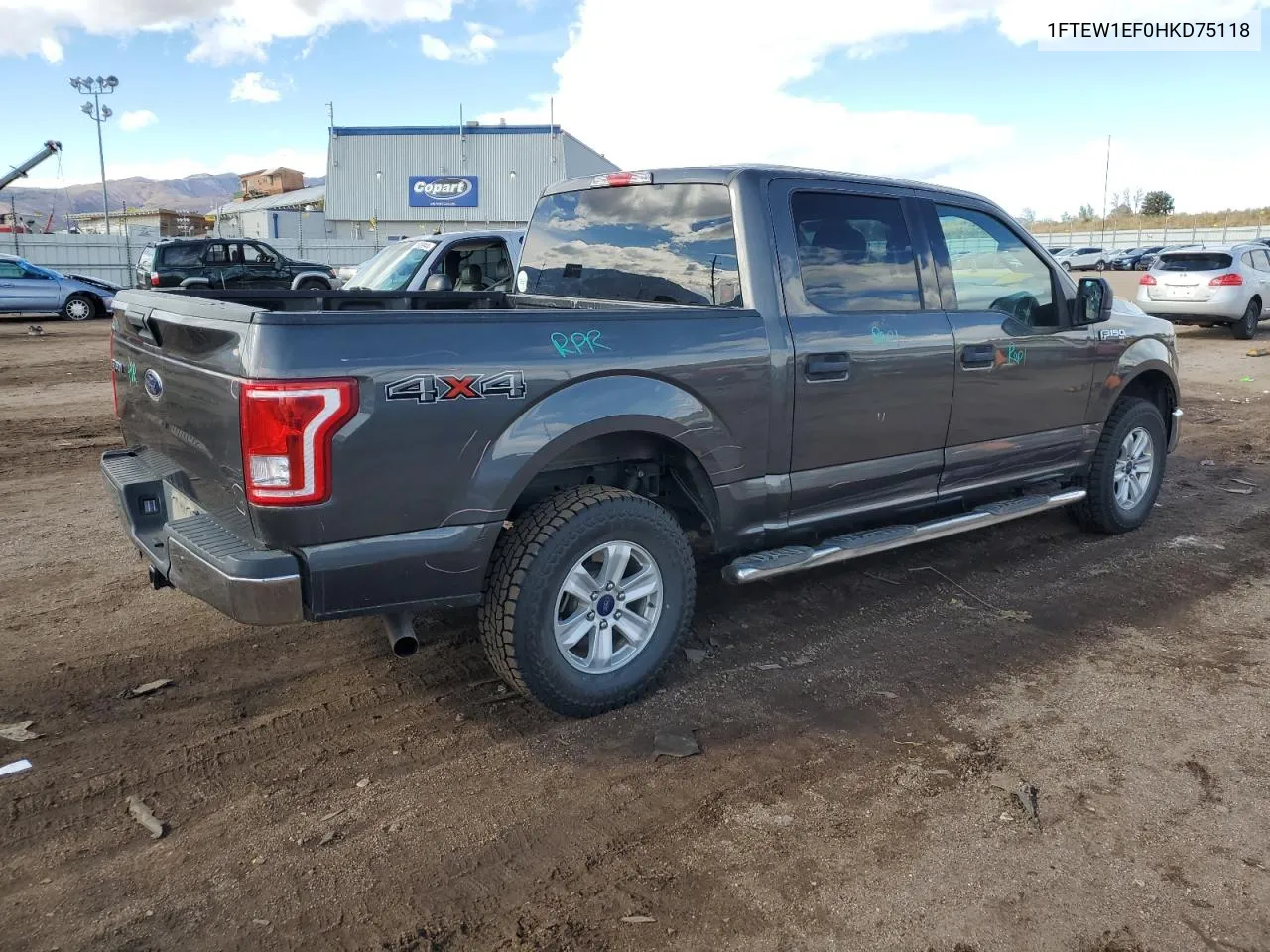 2017 Ford F150 Supercrew VIN: 1FTEW1EF0HKD75118 Lot: 79456354