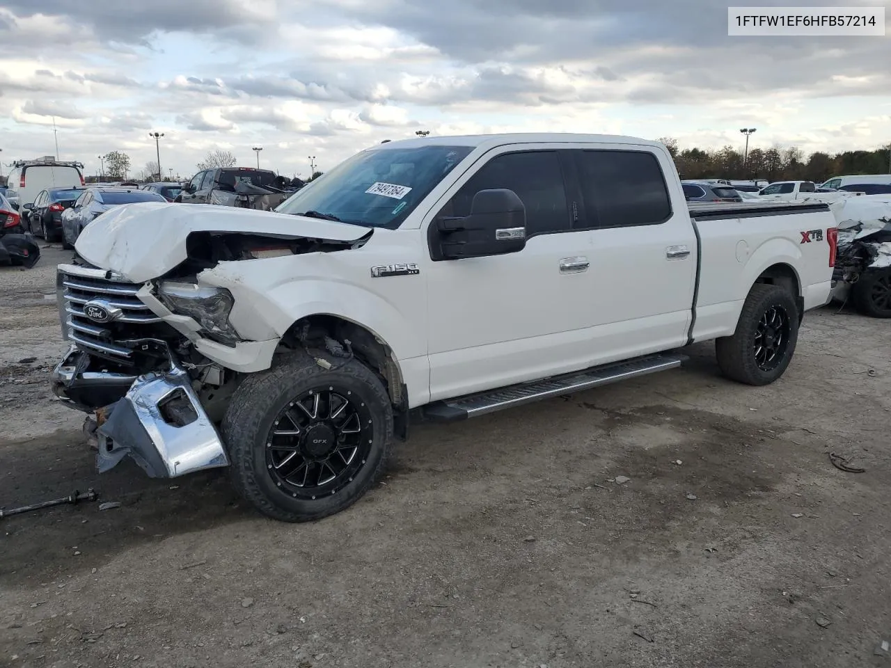 2017 Ford F150 Supercrew VIN: 1FTFW1EF6HFB57214 Lot: 79497364