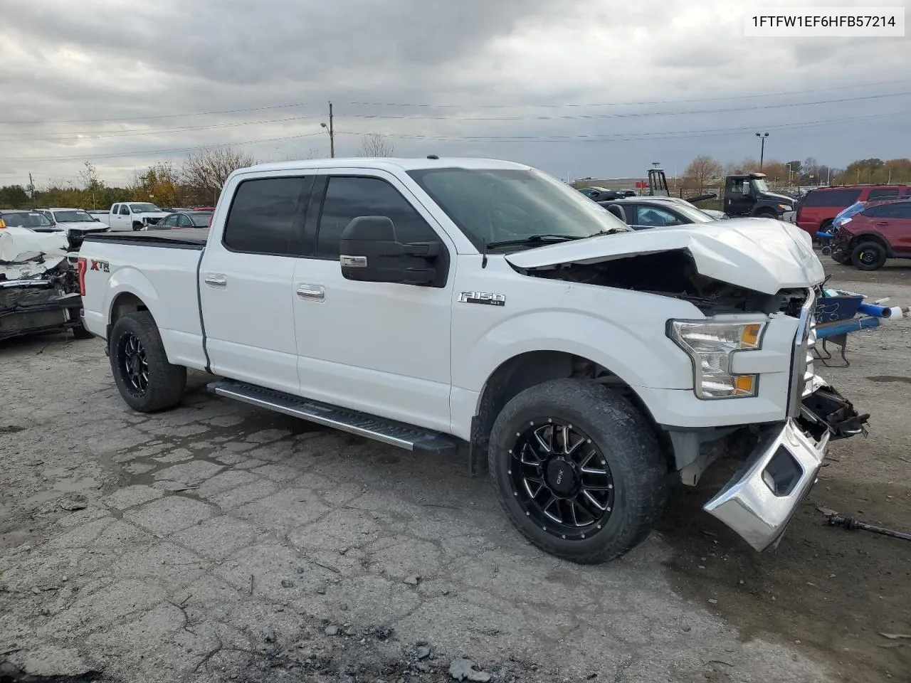 2017 Ford F150 Supercrew VIN: 1FTFW1EF6HFB57214 Lot: 79497364