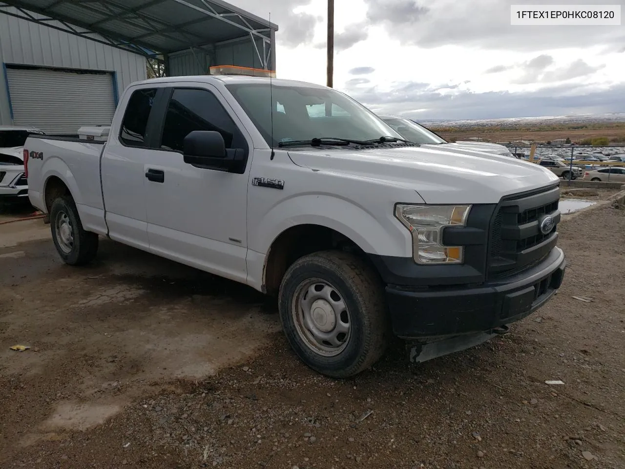 2017 Ford F150 Super Cab VIN: 1FTEX1EP0HKC08120 Lot: 79552794