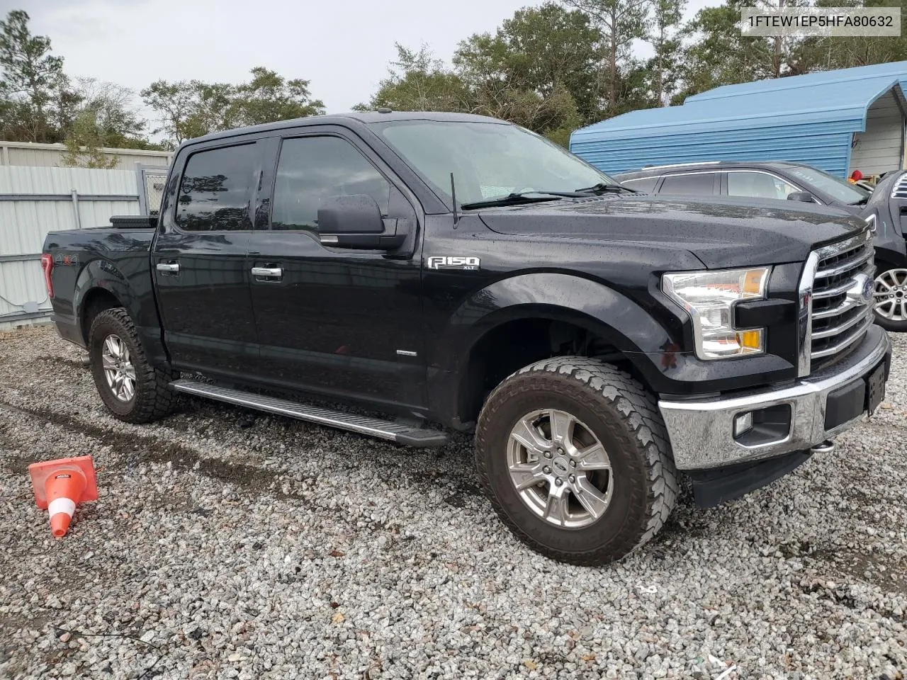 2017 Ford F150 Supercrew VIN: 1FTEW1EP5HFA80632 Lot: 79555704