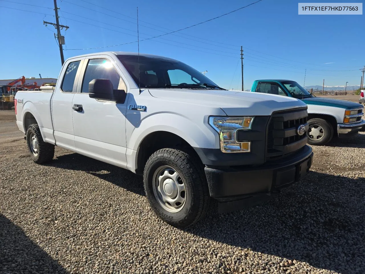 2017 Ford F150 Super VIN: 1FTFX1EF7HKD77563 Lot: 80490194