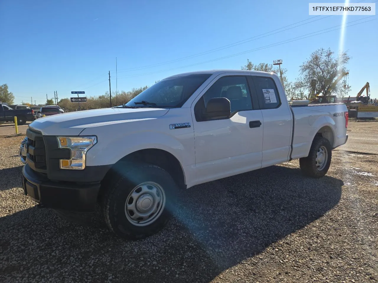 2017 Ford F150 Super VIN: 1FTFX1EF7HKD77563 Lot: 80490194