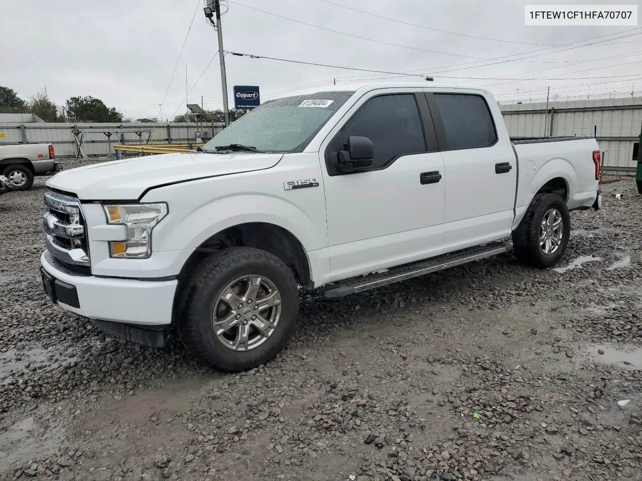 2017 Ford F150 Supercrew VIN: 1FTEW1CF1HFA70707 Lot: 81284004