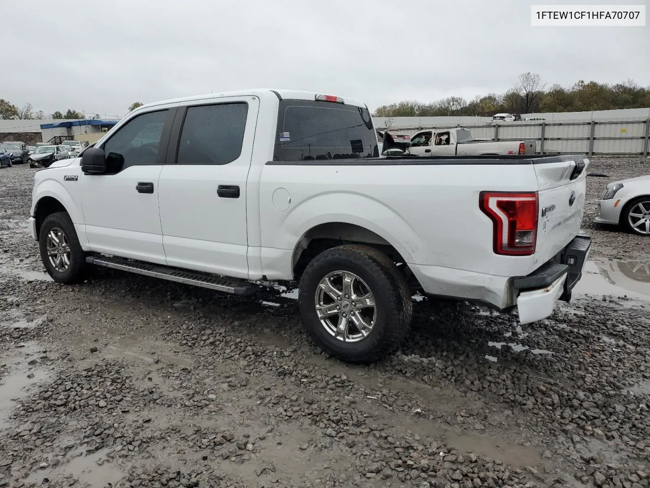 2017 Ford F150 Supercrew VIN: 1FTEW1CF1HFA70707 Lot: 81284004