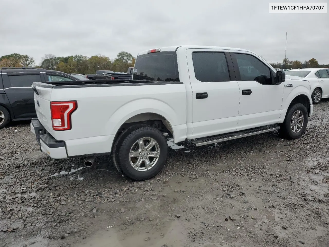 2017 Ford F150 Supercrew VIN: 1FTEW1CF1HFA70707 Lot: 81284004