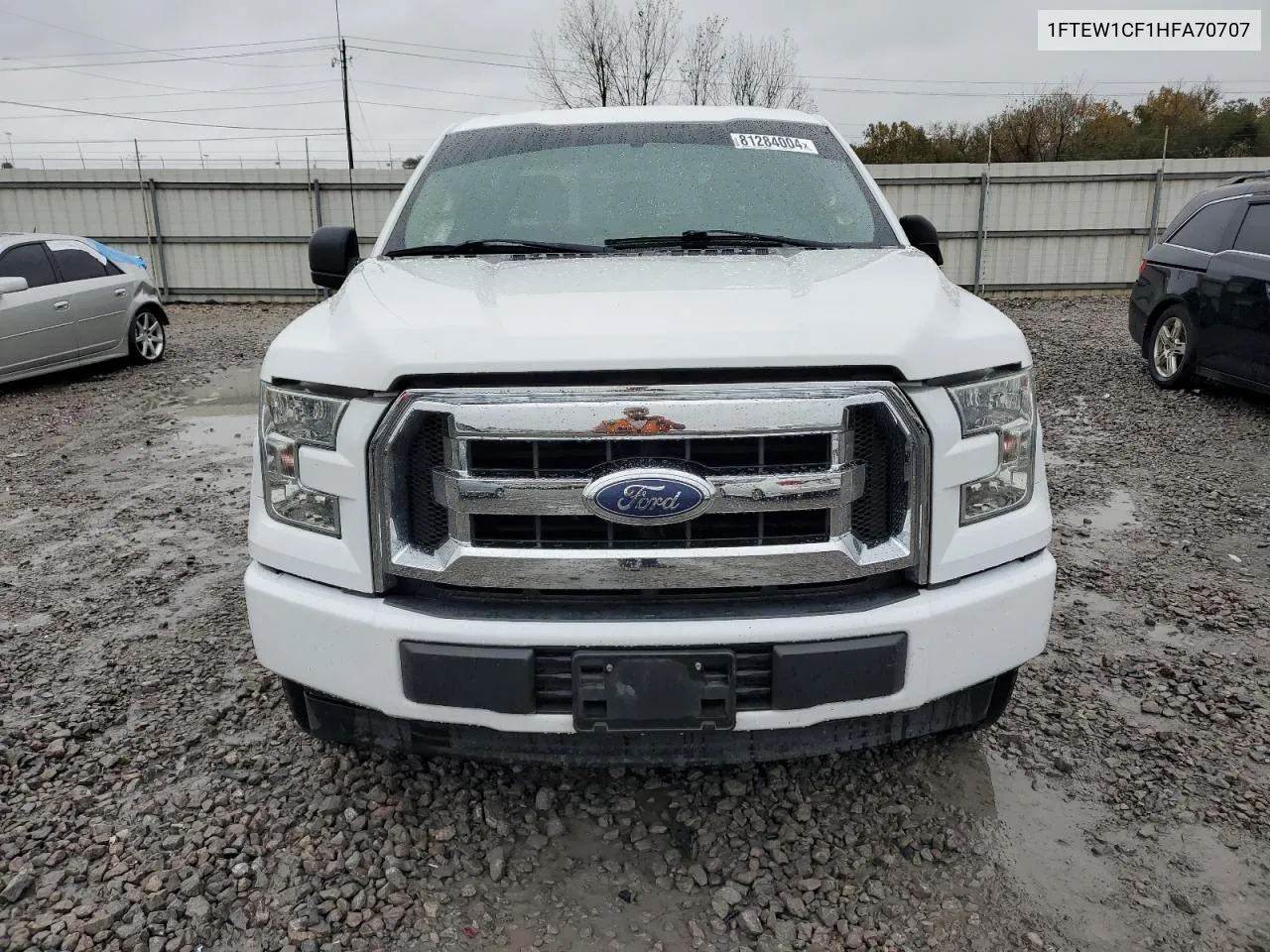 2017 Ford F150 Supercrew VIN: 1FTEW1CF1HFA70707 Lot: 81284004