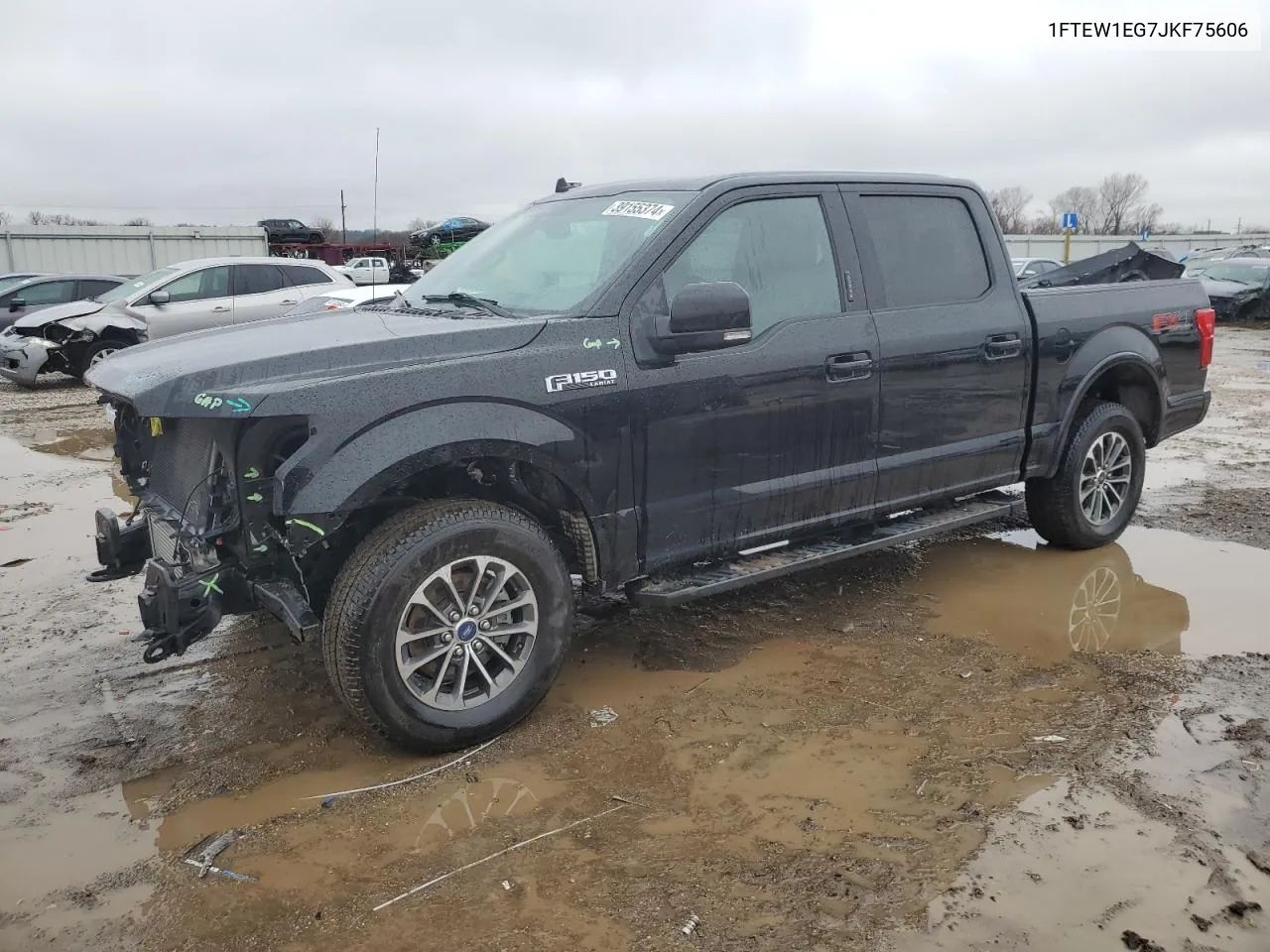 2018 Ford F150 Supercrew VIN: 1FTEW1EG7JKF75606 Lot: 39155374