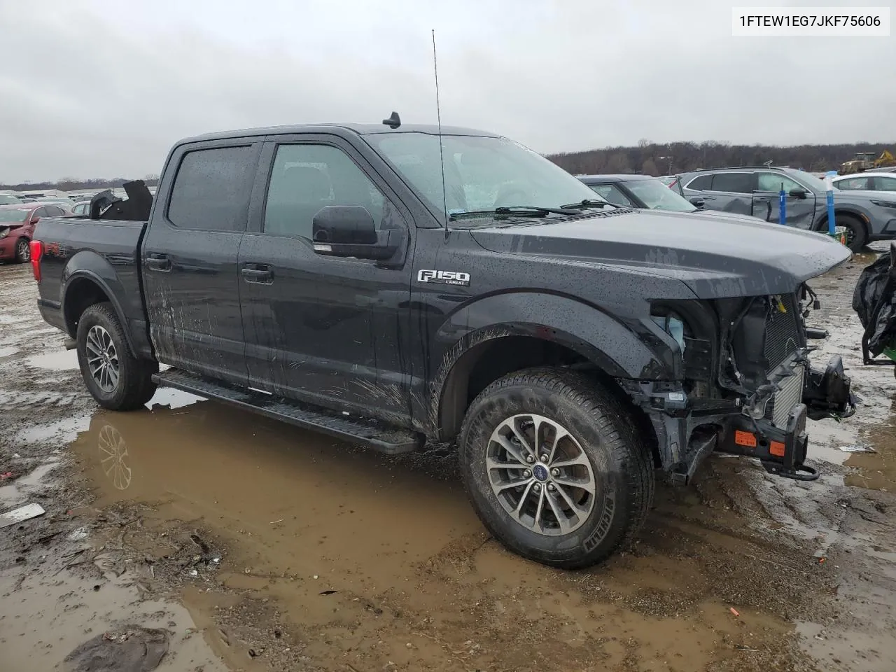 2018 Ford F150 Supercrew VIN: 1FTEW1EG7JKF75606 Lot: 39155374