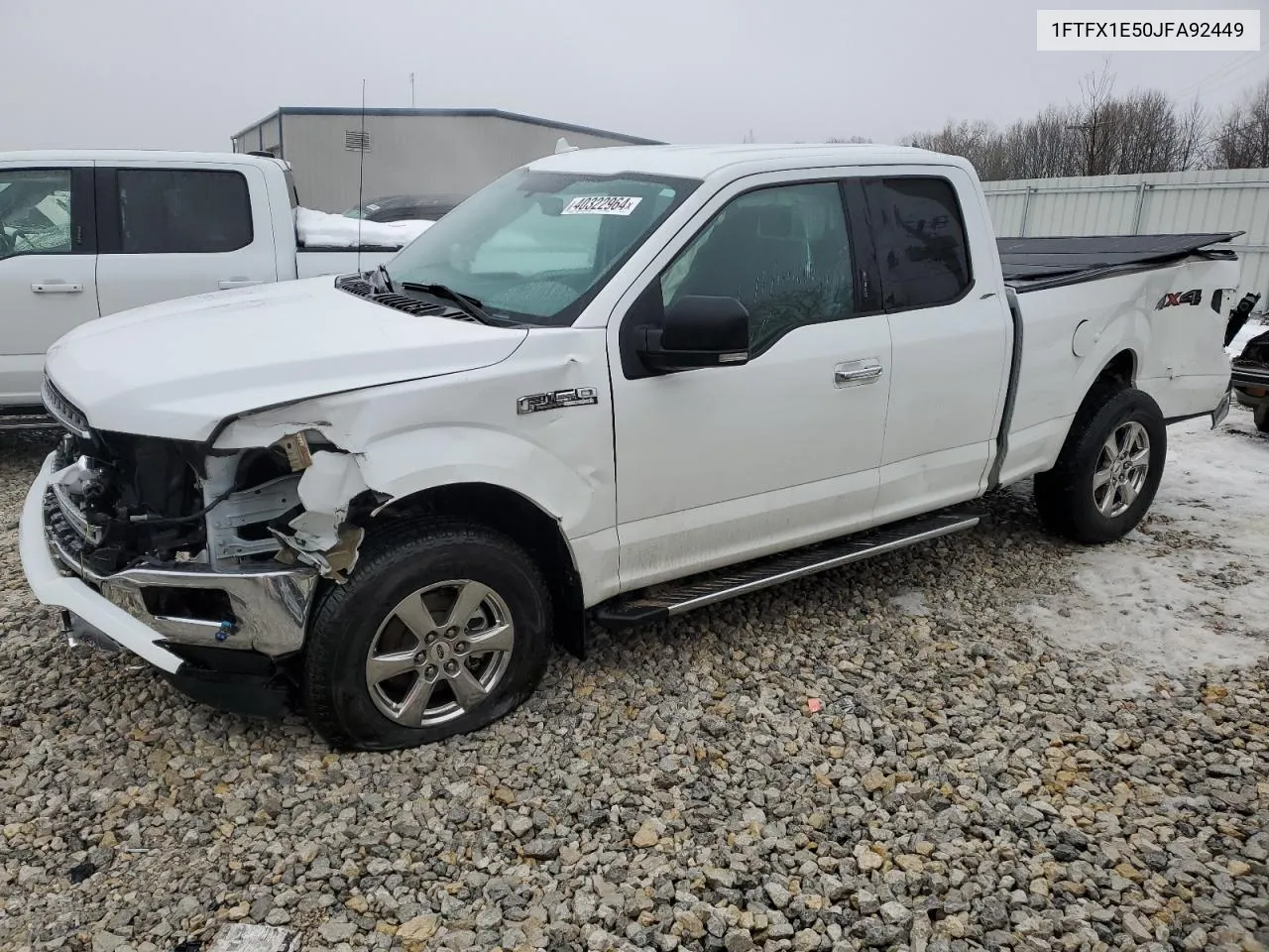 2018 Ford F150 Super Cab VIN: 1FTFX1E50JFA92449 Lot: 40322964