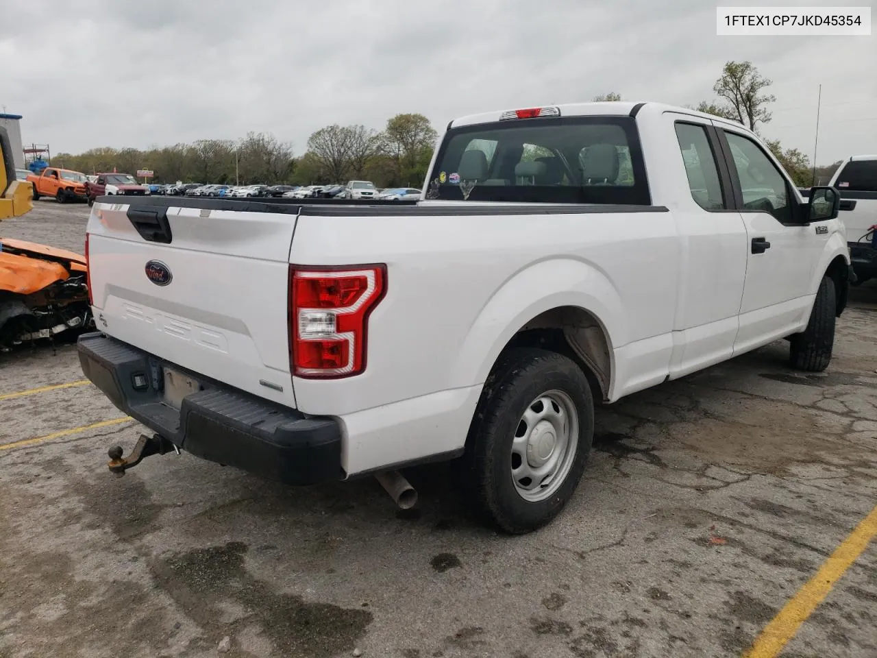 1FTEX1CP7JKD45354 2018 Ford F150 Super Cab