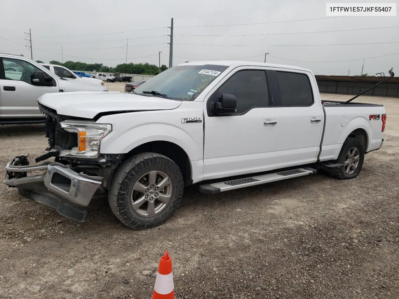 2018 Ford F150 Supercrew VIN: 1FTFW1E57JKF55407 Lot: 51447124