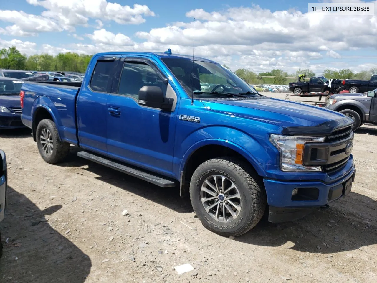 1FTEX1EP8JKE38588 2018 Ford F150 Super Cab