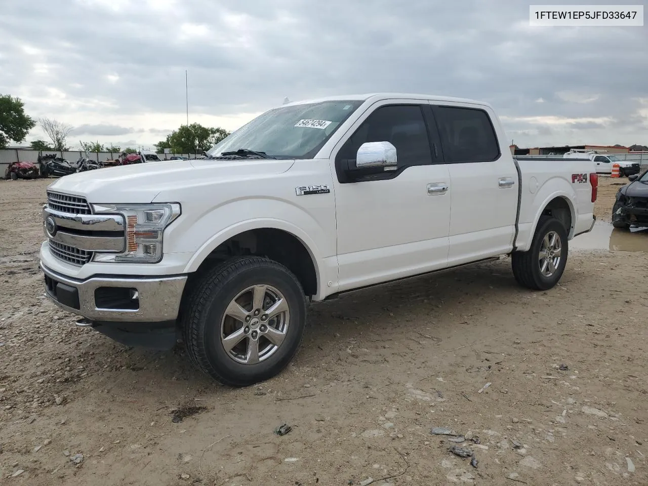 1FTEW1EP5JFD33647 2018 Ford F150 Supercrew