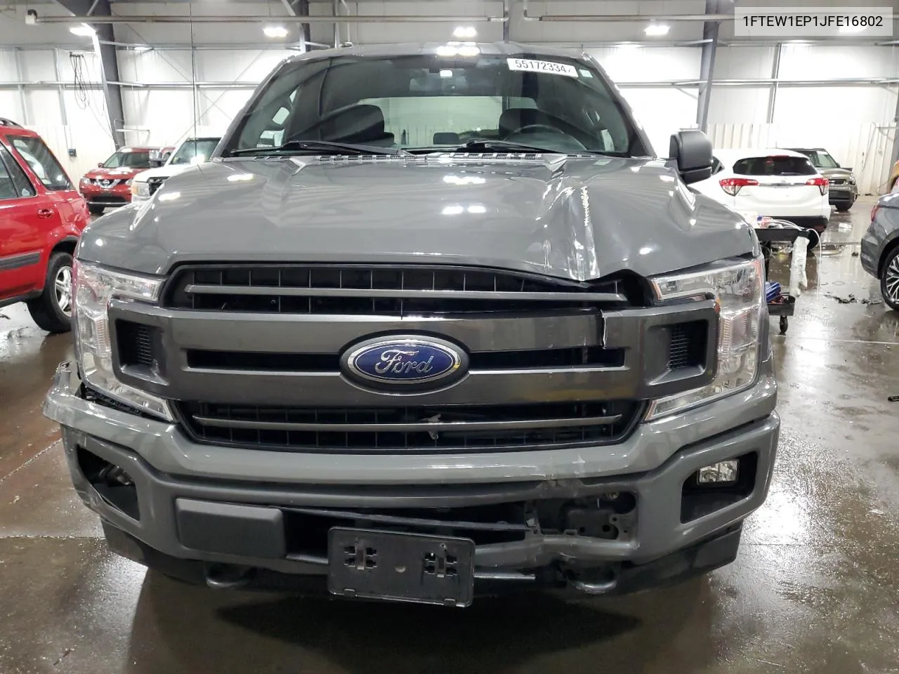 2018 Ford F150 Supercrew VIN: 1FTEW1EP1JFE16802 Lot: 55172334