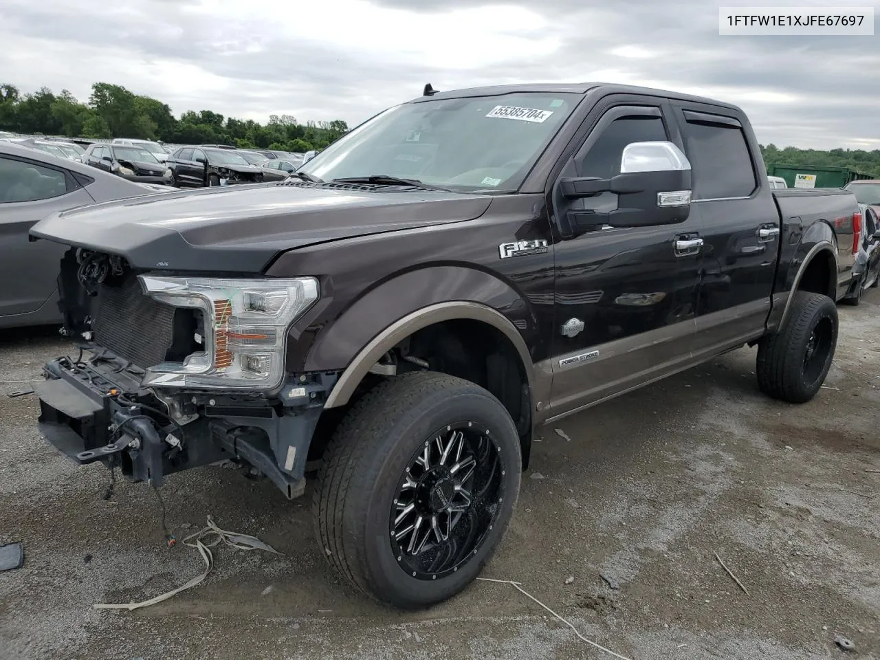 1FTFW1E1XJFE67697 2018 Ford F150 Supercrew