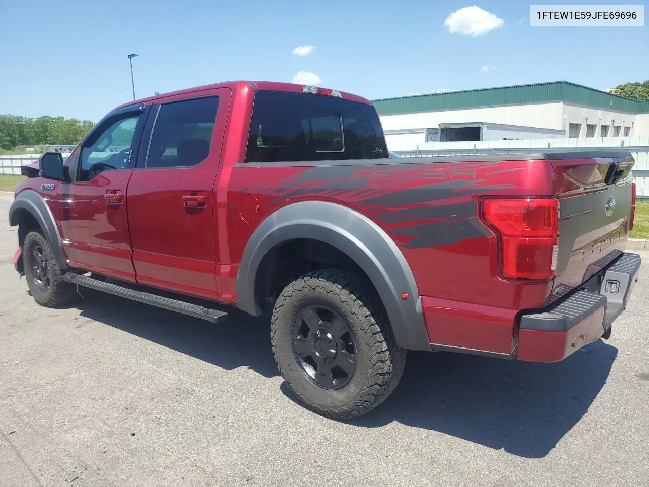 2018 Ford F150 Supercrew VIN: 1FTEW1E59JFE69696 Lot: 55528584