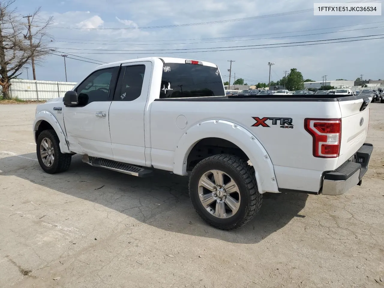 2018 Ford F150 Super Cab VIN: 1FTFX1E51JKC36534 Lot: 55703954