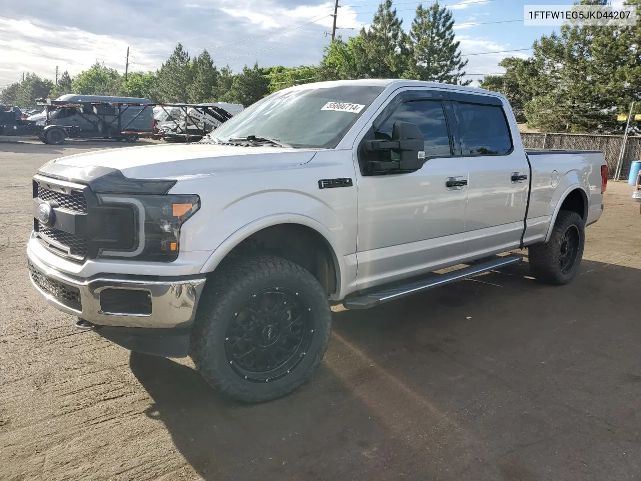 2018 Ford F150 Supercrew VIN: 1FTFW1EG5JKD44207 Lot: 55866714