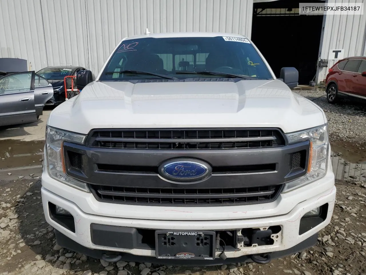 2018 Ford F150 Supercrew VIN: 1FTEW1EPXJFB34187 Lot: 56114804