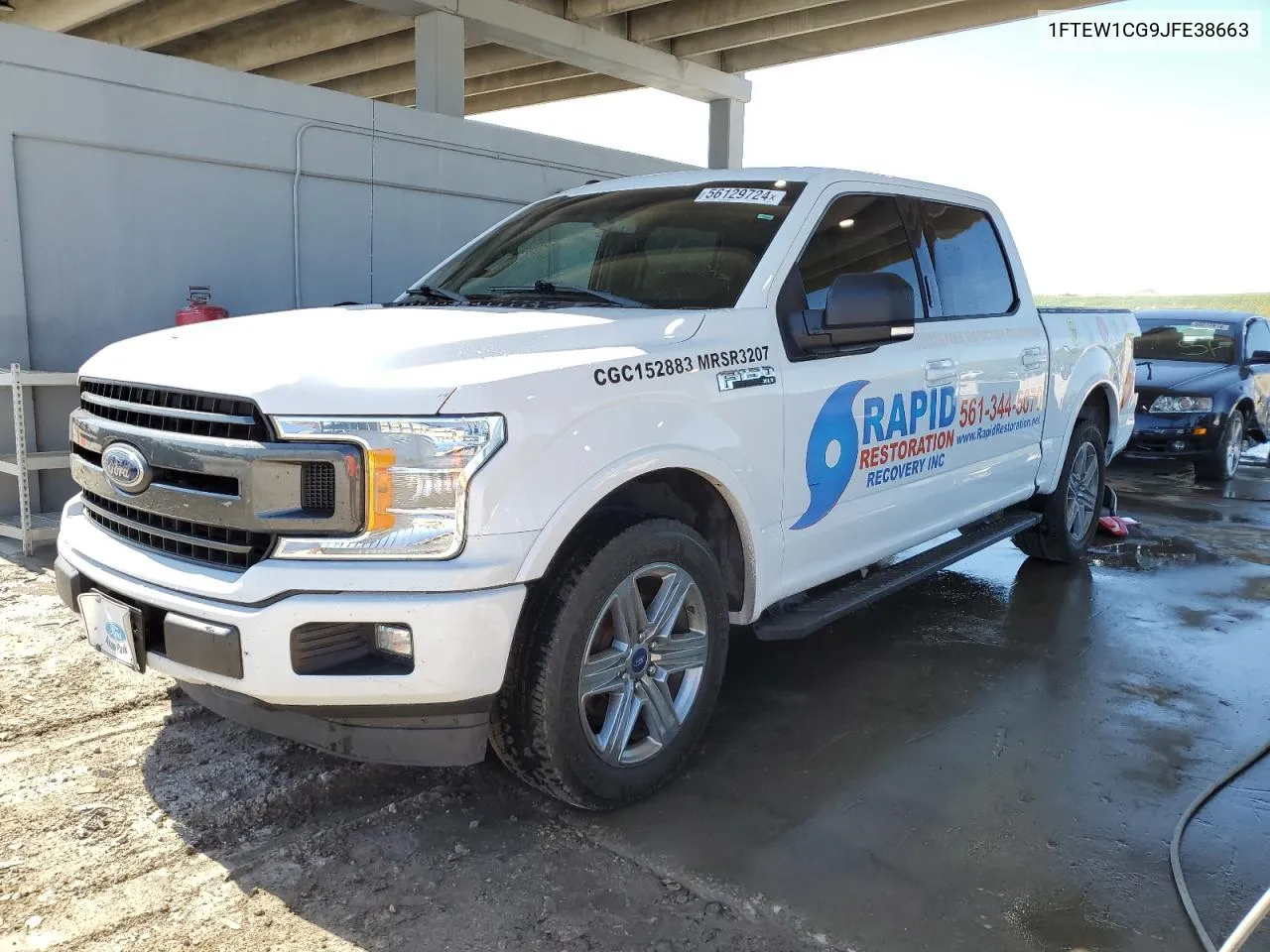 2018 Ford F150 Supercrew VIN: 1FTEW1CG9JFE38663 Lot: 56129724