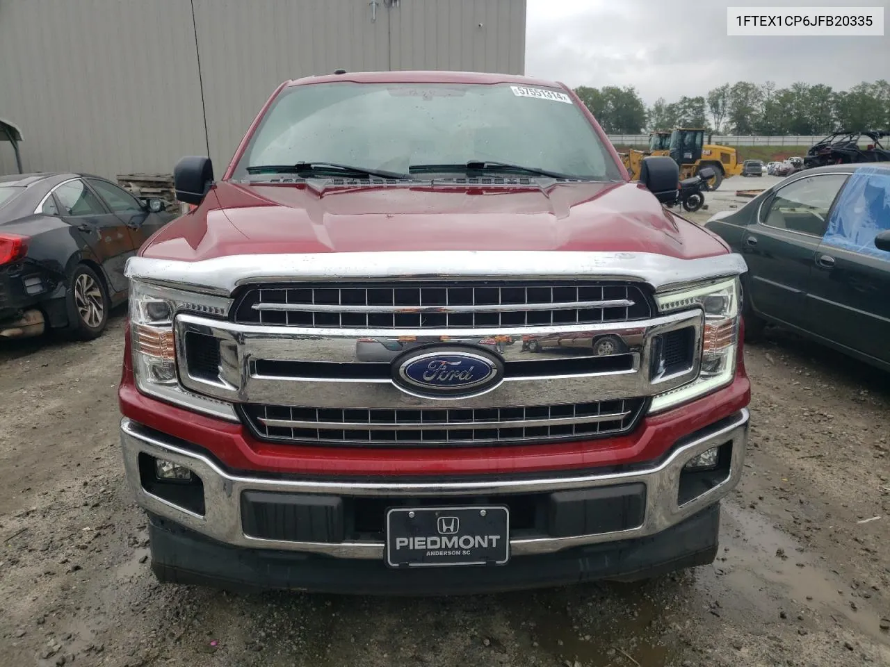 1FTEX1CP6JFB20335 2018 Ford F150 Super Cab