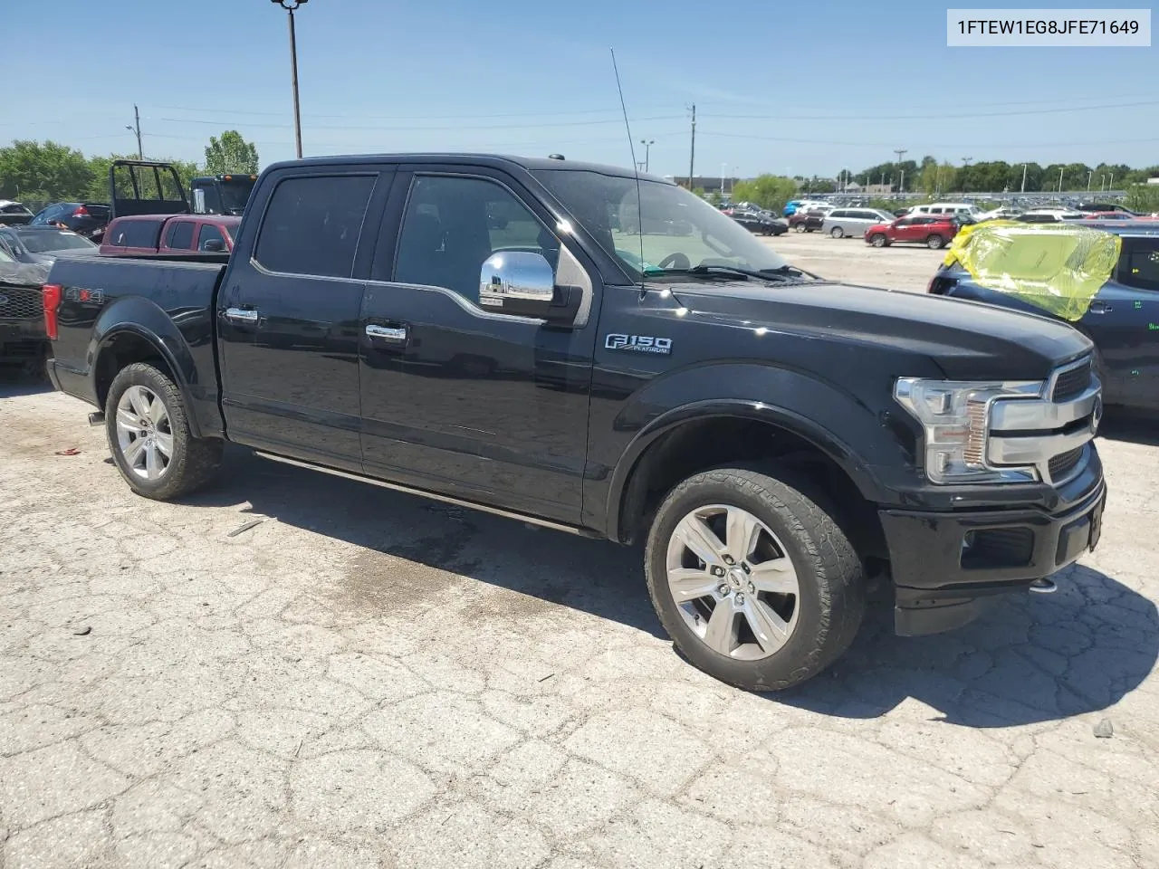 2018 Ford F150 Supercrew VIN: 1FTEW1EG8JFE71649 Lot: 58240454