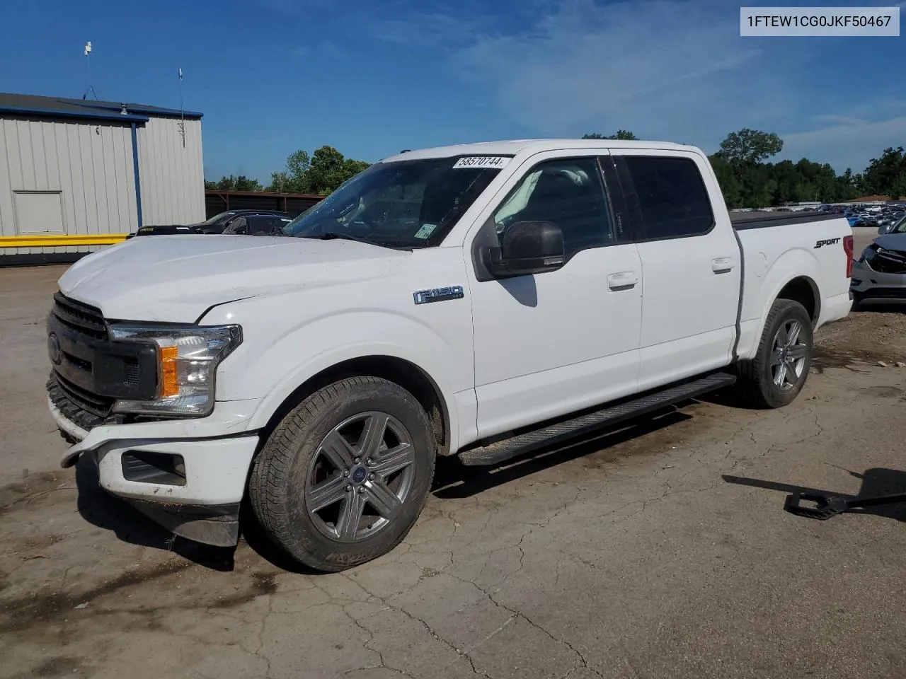 1FTEW1CG0JKF50467 2018 Ford F150 Supercrew