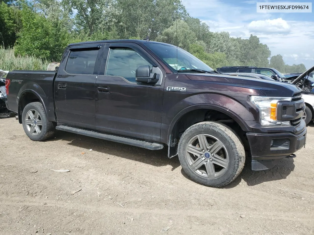 1FTEW1E5XJFD99674 2018 Ford F150 Supercrew