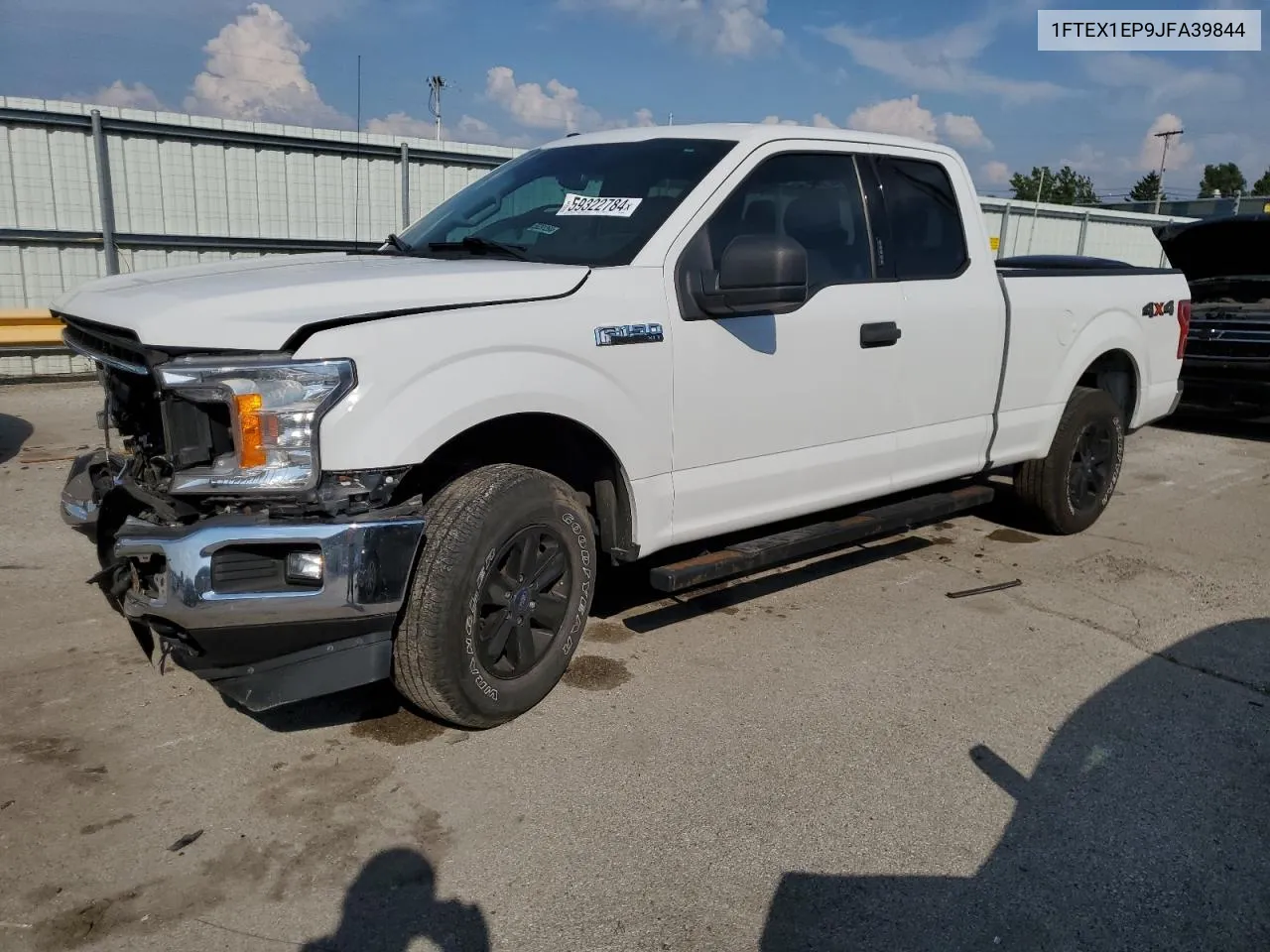 2018 Ford F150 Super Cab VIN: 1FTEX1EP9JFA39844 Lot: 59322784