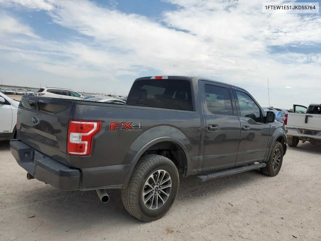 1FTEW1E51JKD55764 2018 Ford F150 Supercrew