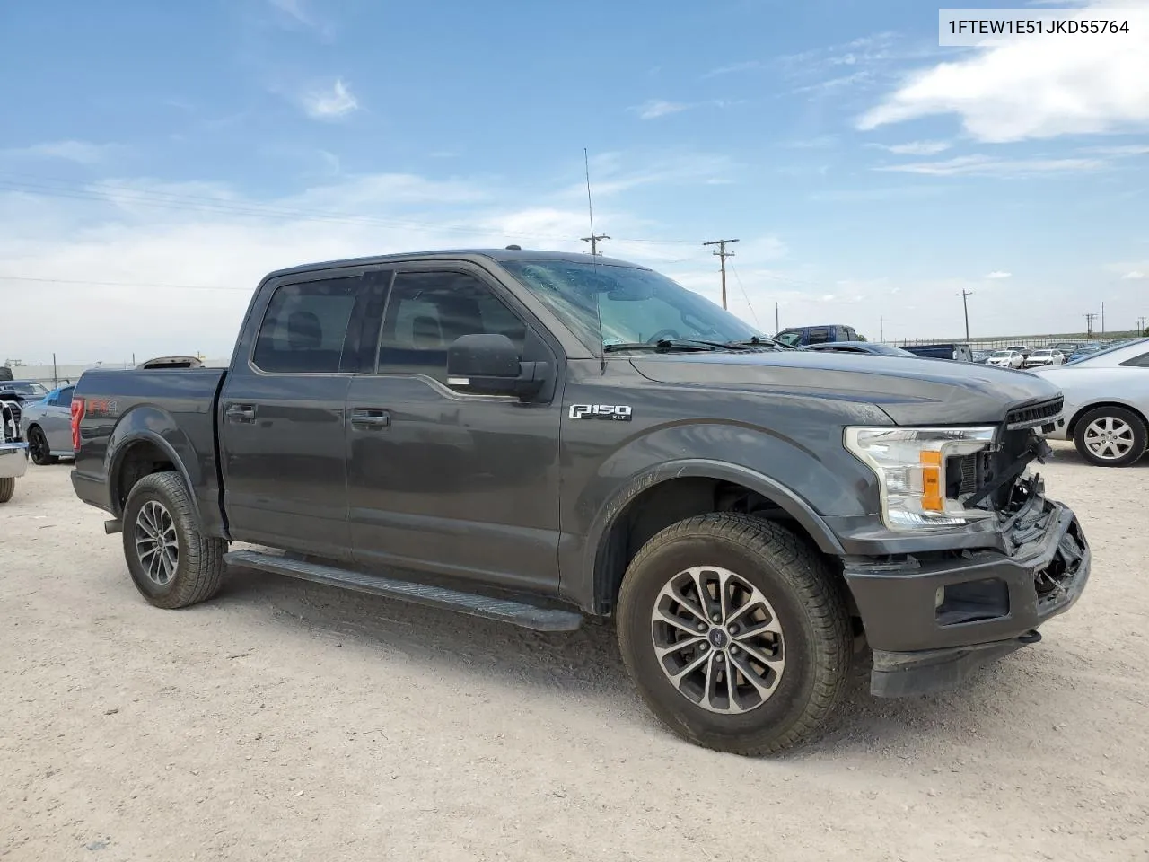 1FTEW1E51JKD55764 2018 Ford F150 Supercrew