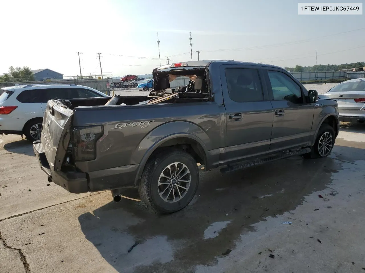 1FTEW1EP0JKC67449 2018 Ford F150 Supercrew