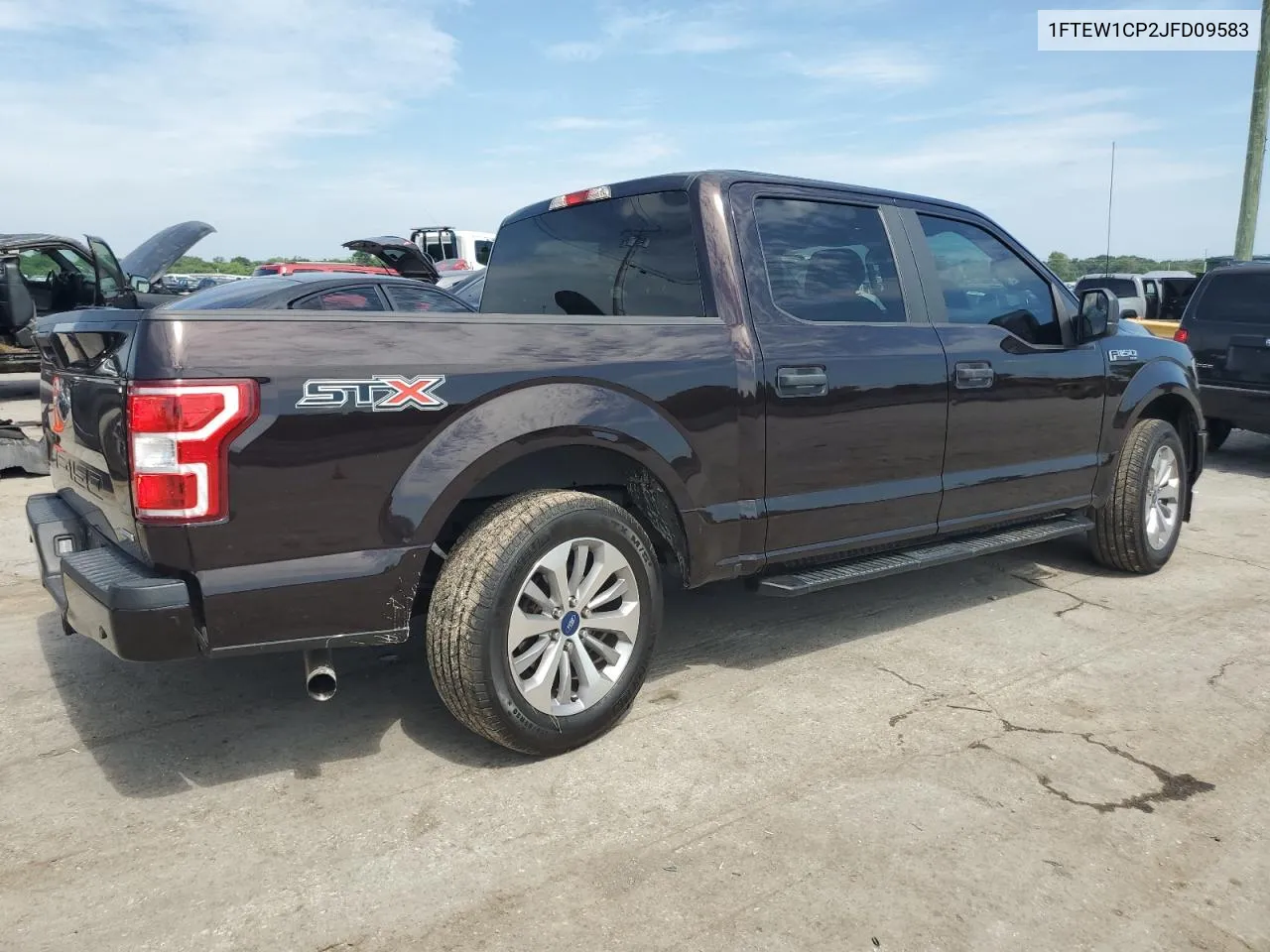 2018 Ford F150 Supercrew VIN: 1FTEW1CP2JFD09583 Lot: 60251584