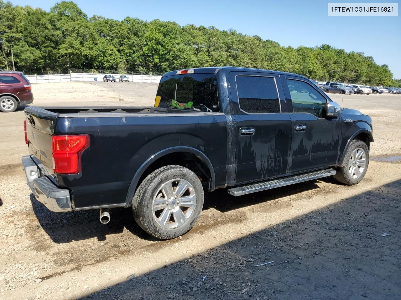 2018 Ford F150 Supercrew VIN: 1FTEW1CG1JFE16821 Lot: 60645654