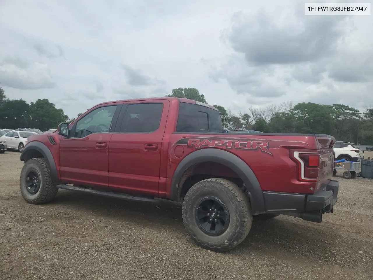 2018 Ford F150 Raptor VIN: 1FTFW1RG8JFB27947 Lot: 61480364