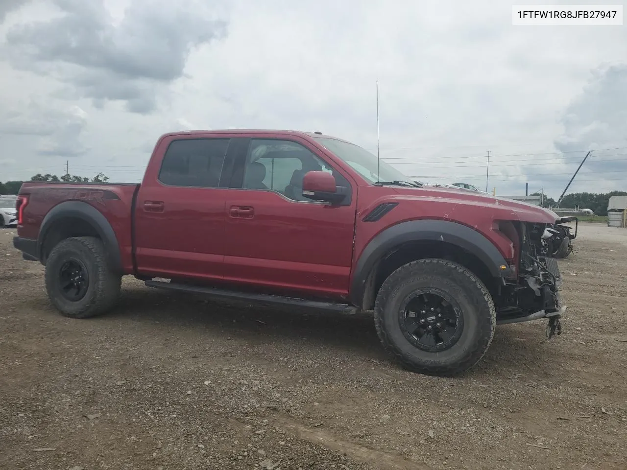 2018 Ford F150 Raptor VIN: 1FTFW1RG8JFB27947 Lot: 61480364