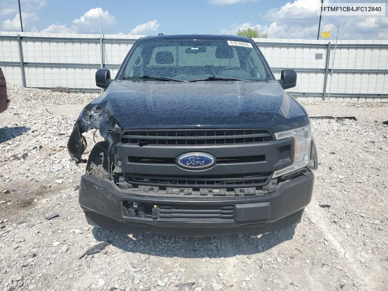 2018 Ford F150 VIN: 1FTMF1CB4JFC12840 Lot: 61816994