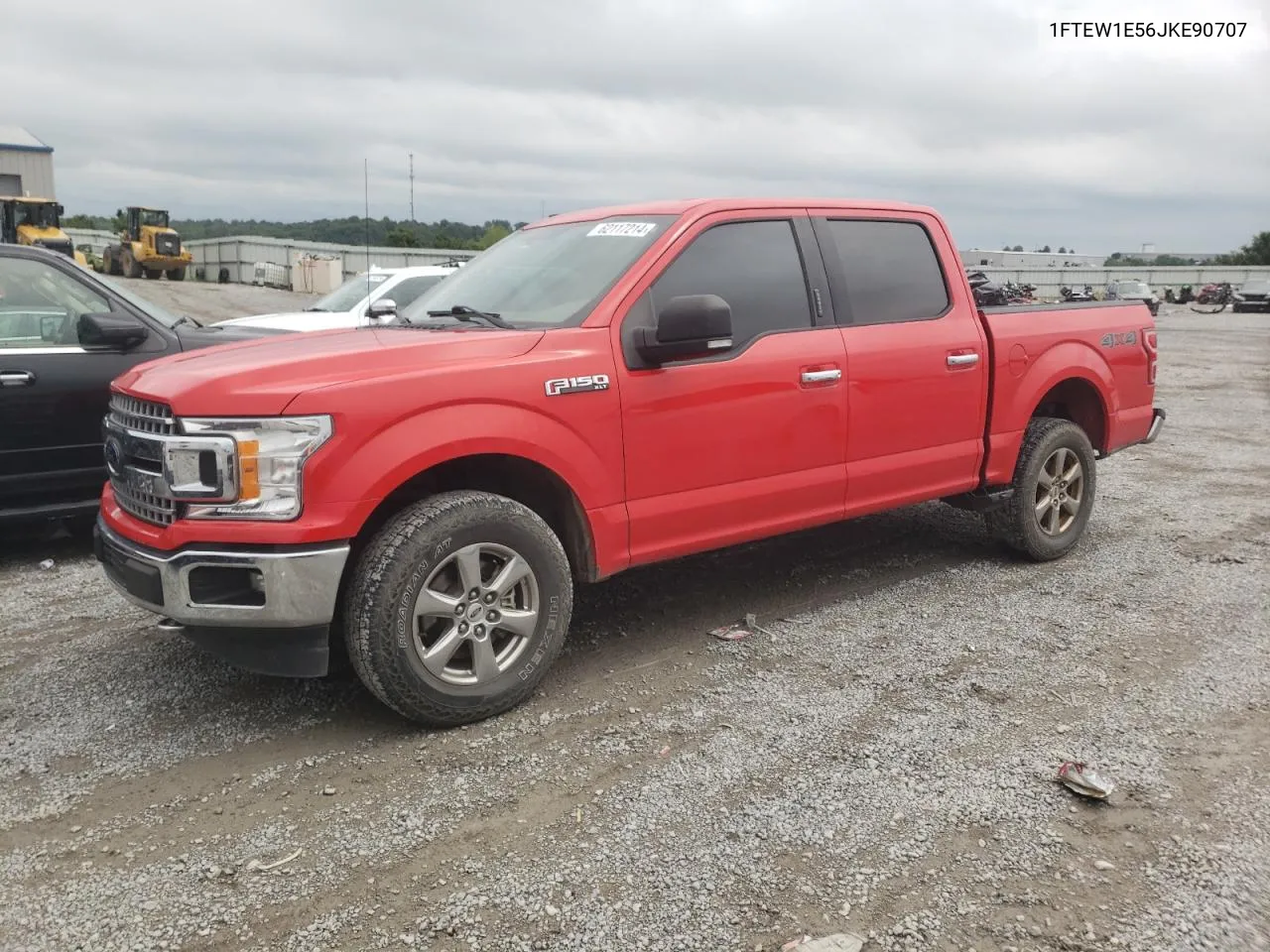 2018 Ford F150 Supercrew VIN: 1FTEW1E56JKE90707 Lot: 62117214