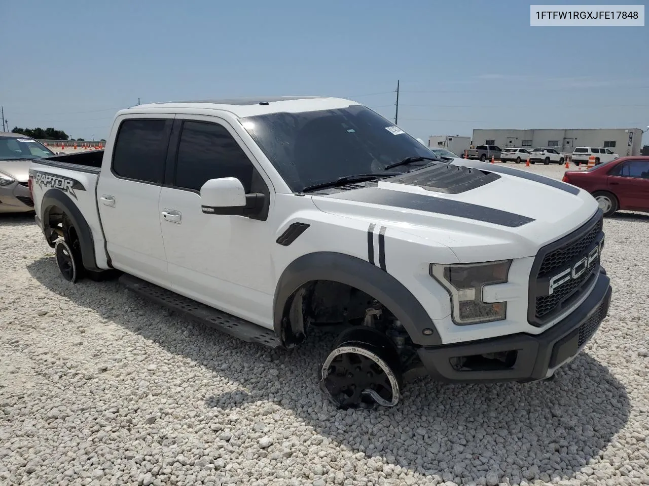 1FTFW1RGXJFE17848 2018 Ford F150 Raptor