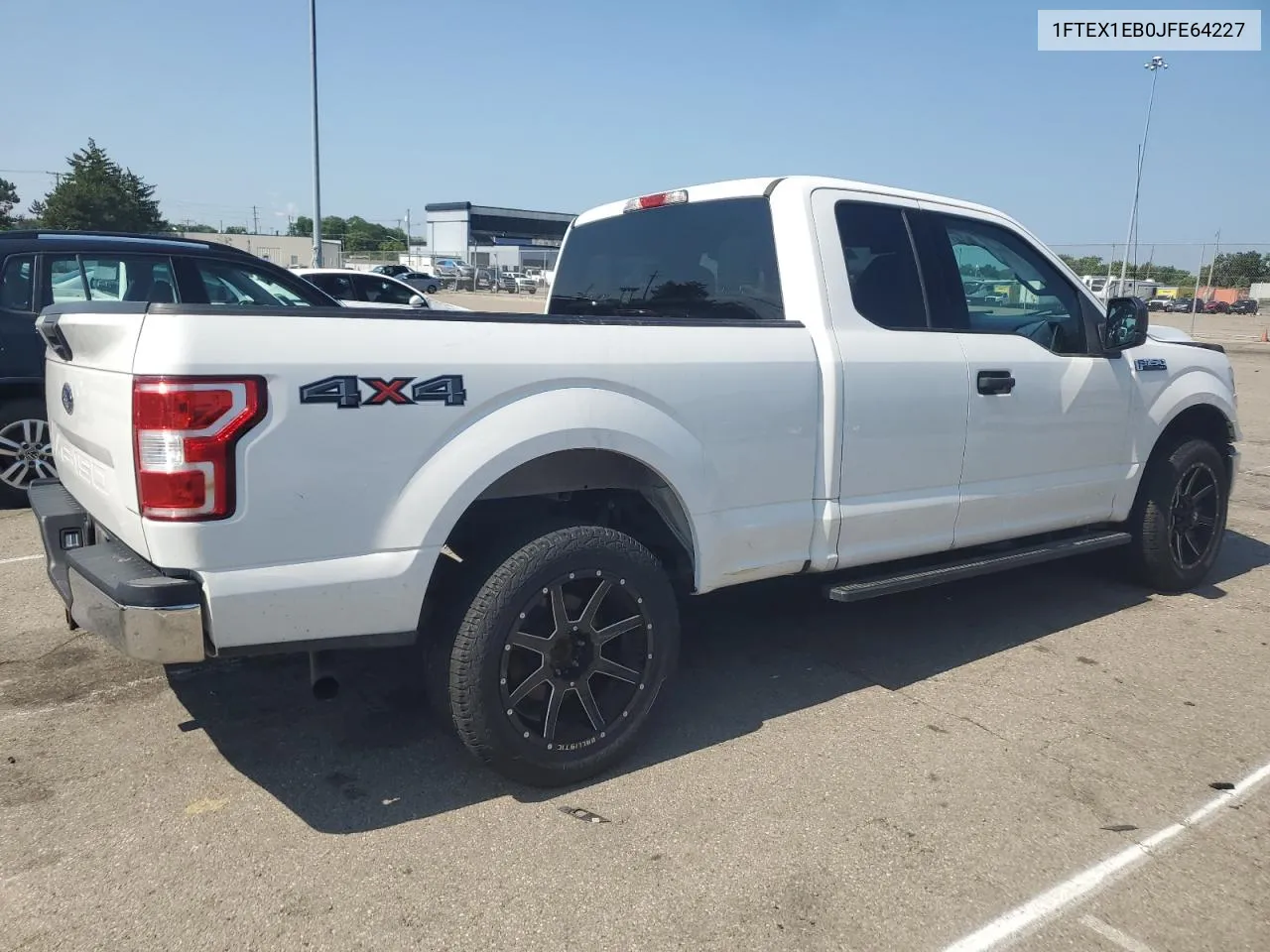 2018 Ford F150 Super Cab VIN: 1FTEX1EB0JFE64227 Lot: 62850104