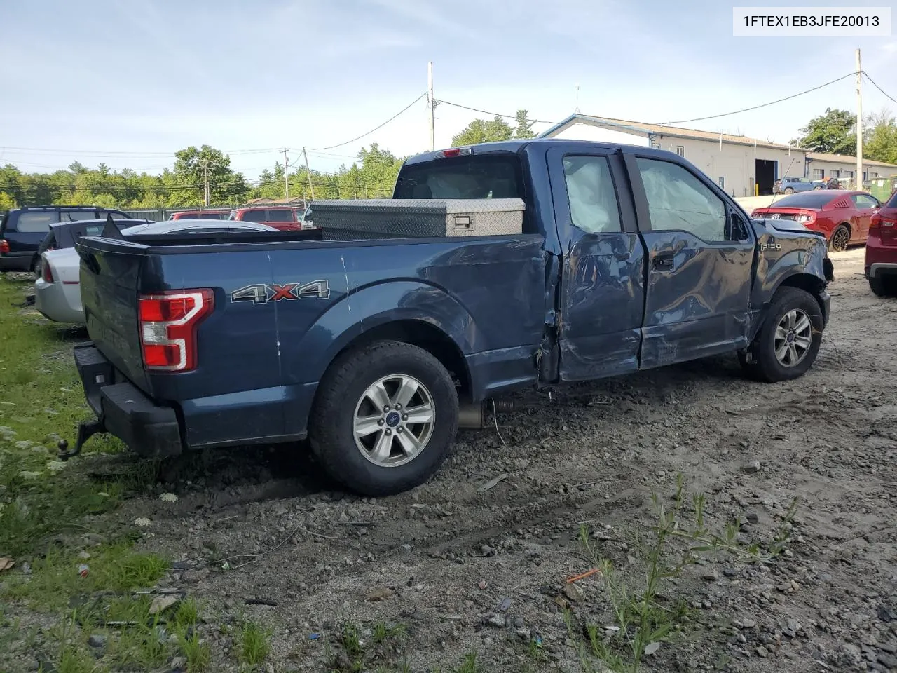 2018 Ford F150 Super Cab VIN: 1FTEX1EB3JFE20013 Lot: 63390094