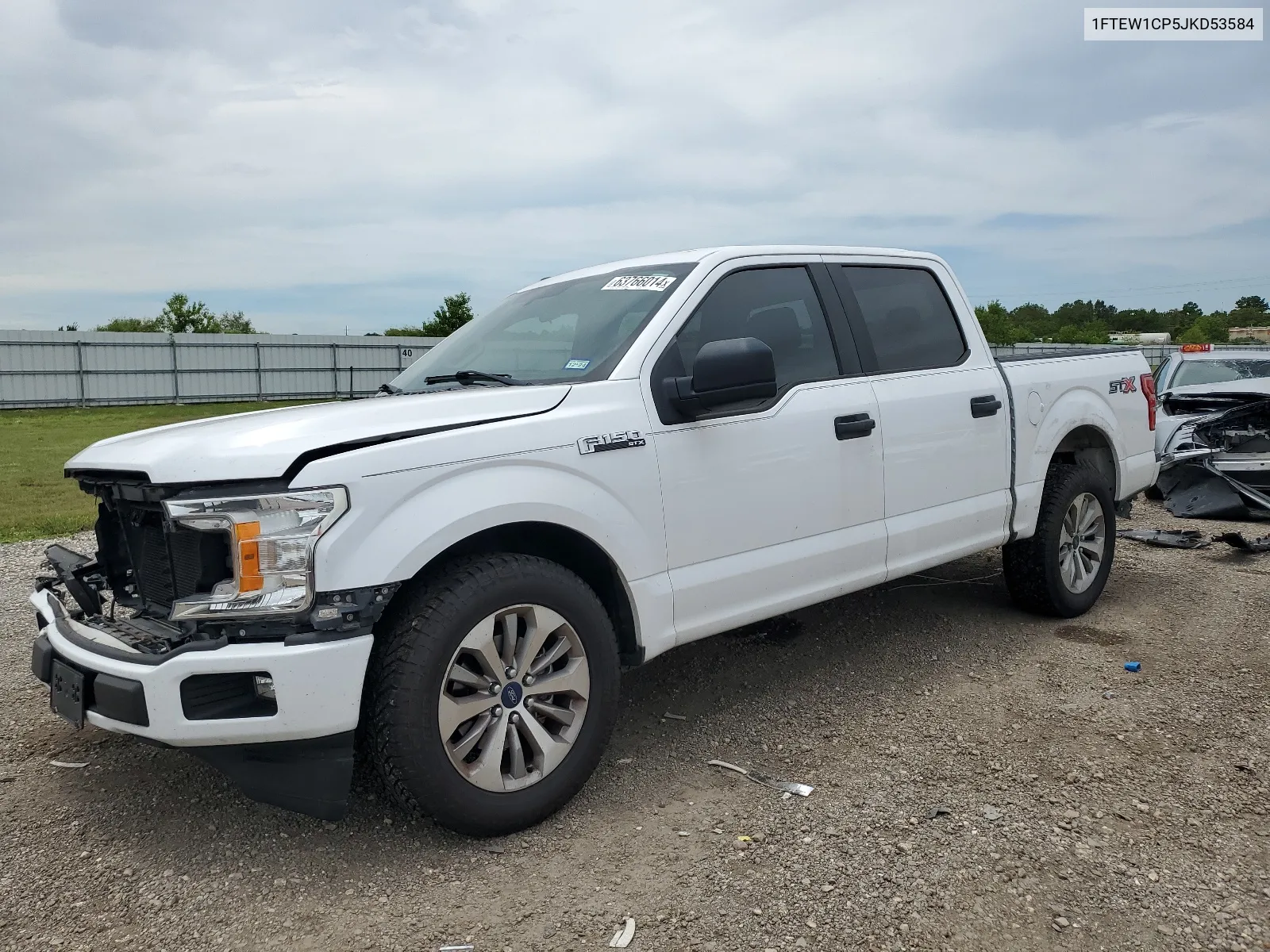 2018 Ford F150 Supercrew VIN: 1FTEW1CP5JKD53584 Lot: 63766014