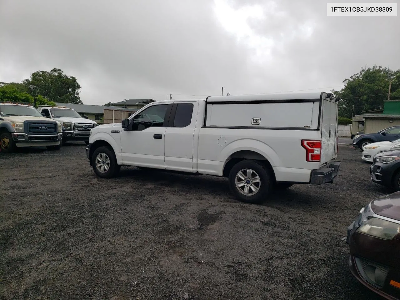 1FTEX1CB5JKD38309 2018 Ford F150 Super Cab