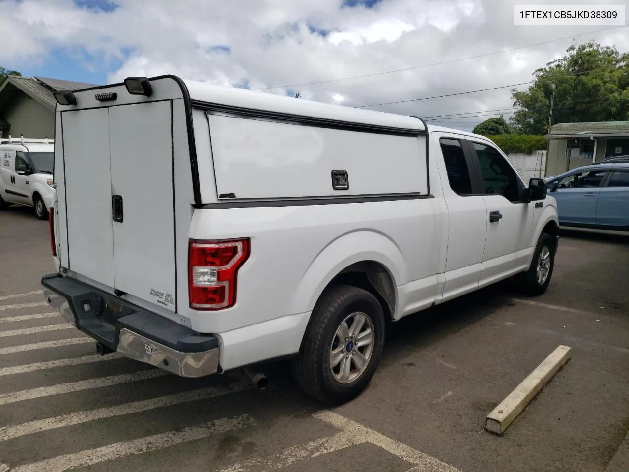 2018 Ford F150 Super Cab VIN: 1FTEX1CB5JKD38309 Lot: 63808714