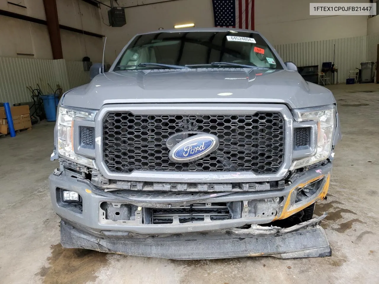 1FTEX1CP0JFB21447 2018 Ford F150 Super Cab