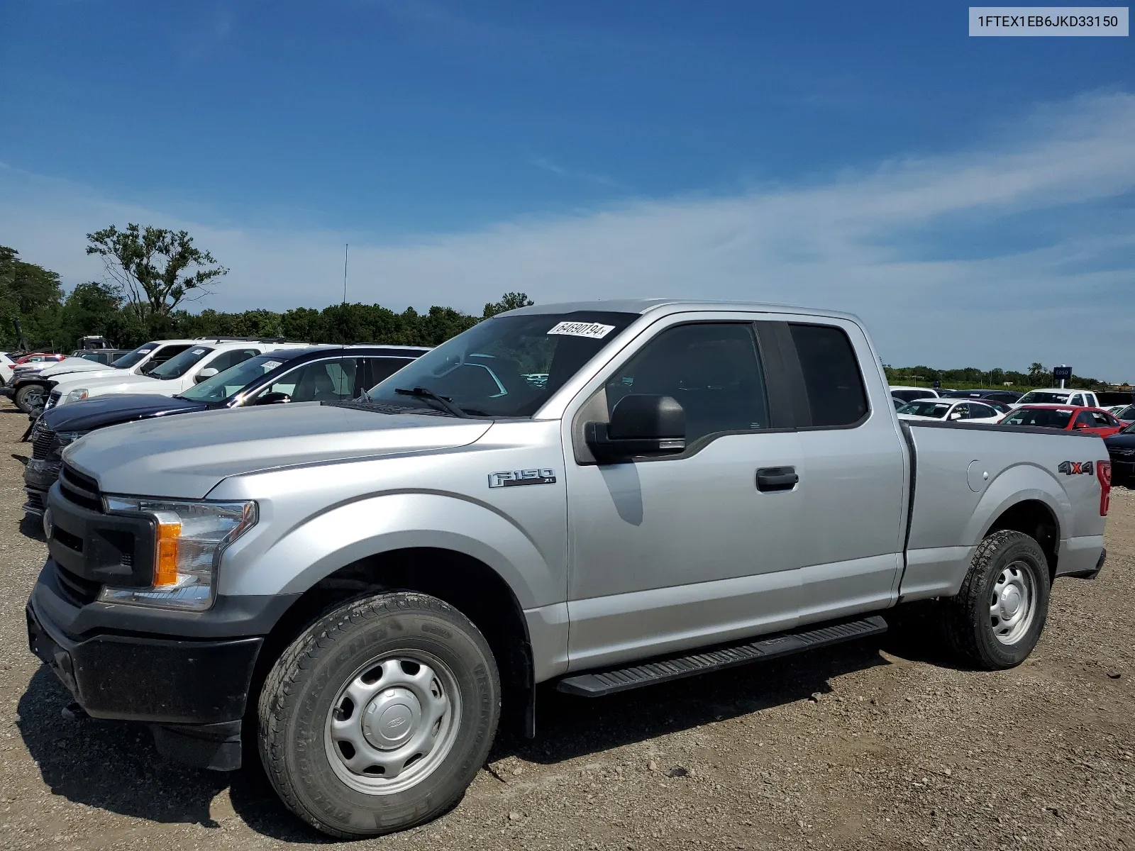 2018 Ford F150 Super Cab VIN: 1FTEX1EB6JKD33150 Lot: 64690794